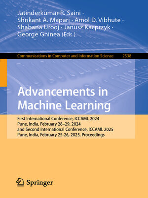 cover image of Advancements in Machine Learning